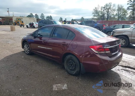 2015 Honda Civic Lx из США, поврежденный, VIN 19XFB2F50FE020140
